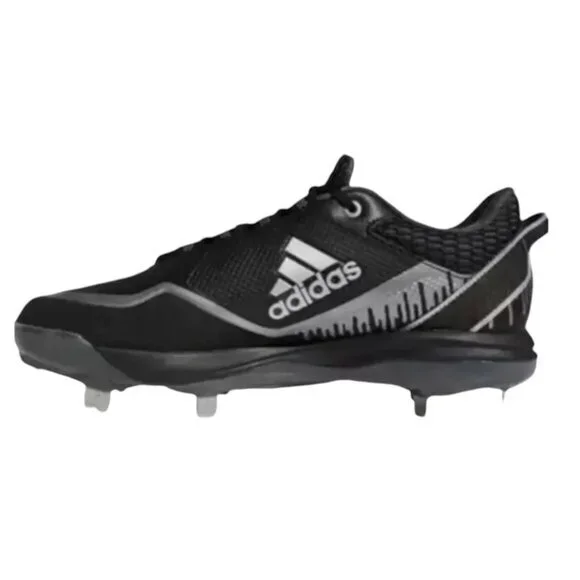 Adidas Icon 7 Dripped Out Metal Baseball Cleats Black Men's 17 New with Tags H00
